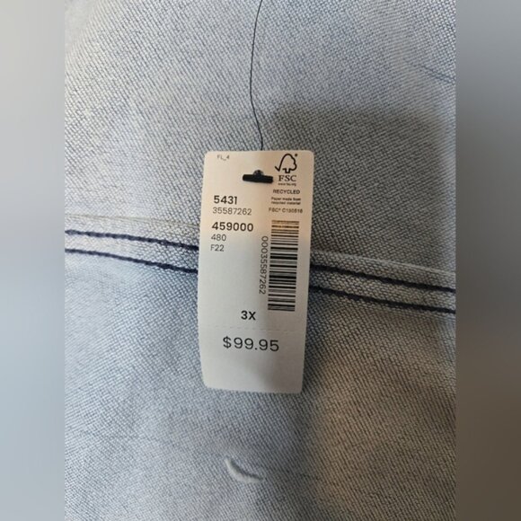 NWT Womens Western Coastal Cowgirl Spring Denim Jacket Size 3X - Picture 7 of 10